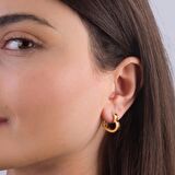 14 Ayar İtalyan Altın Kalp Küpe 2,5 gr