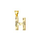 14 Ayar Altın H Harfi Kolye Ucu 0.64 gr