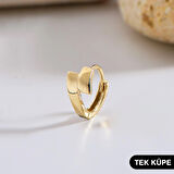 14 Ayar Altın Tek Minik Halka Küpe 0,62 gr