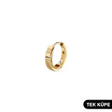 14 Ayar Altın Tek Halka Küpe 0,56 gr