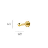 1,5 mm Top Altın Piercing