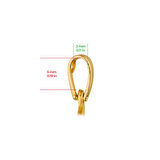 14 Ayar Altın İ Harfi Kolye Ucu 1,04 gr