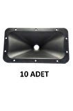 10 Adet - 16x30 JBL Modeli ABS Tweteer Horn - Kendinden Dişli
