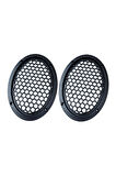 2 Adet - Oval Hoparlör Kapağı – (6x9) İnç Kaliteli Plastik Midrange Kapak