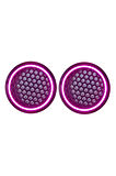 Neon Işıklı 16 cm Hoparlör ve Midrange Kapağı - 2 Adet - Mor