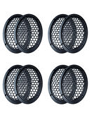 2 Adet - Oval Hoparlör Kapağı – (6x9) İnç Kaliteli Plastik Midrange Kapak