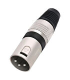 Canon Erkek 3 Pinli XLR Konnektör - 5 ADET