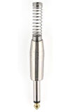 6.3 mm Mono Çivi Gitar Jak Yaylı - 1 ADET