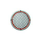 Neon Işıklı 20 cm Hoparlör ve Midrange Kapağı - 2 Adet - Kırmızı