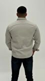 Jayden Classic Denim Black Dıgıtal Baskılı Vintage Jean Erkek Gömlek