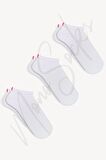 Mono Socks - 3lü Kırmızı Çentikli Dikişsiz Premium Pamuklu Çorap