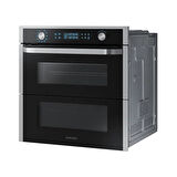 Samsung 75 L Çift Bölmeli Fırın NV75R7647RS/TR | Yenilenmiş Ürün