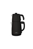 Tefal Tea Expert Deluxe Siyah Çelik Demlikli Çay Makinesi 1650W (Teşhir & Outlet)