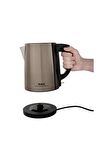 Tefal Tea Expert Deluxe Şampanya Çelik Demlikli Çay Makinesi 1650W (Teşhir & Outlet)