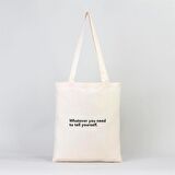 Motivasyon Motto Baskılı Bez Çanta