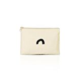 Arch Baskılı Clutch Makyaj Çantası