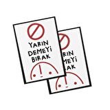 Motivasyon Motto Kartı / Kartpostal A