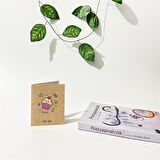 Cupcake İllüstrasyonlu 3 Boyutlu Tebrik / Hediye Kartı