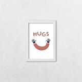 Hugs Temalı Tablo 21x30 cm