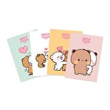 Anime Serisi Milk and Mocha Poster Kart 4'lü Set
