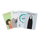 Anime Serisi Spirited Away Poster Kart 4'lü Set