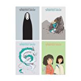 Anime Serisi Spirited Away Poster Kart 4'lü Set