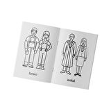 Çocuklar İçin Eğitici Boyama Kitabı Meslekler 2