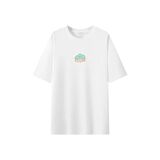 Sarı Siyah Sevimli Kedi Oversize Unisex Tshirt
