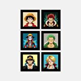 One Piece Anime Serisi Paspartu Magnet Set
