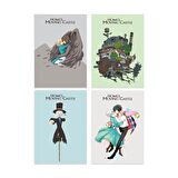 Anime Serisi Howl's Moving Castle Poster Kart 4'lü Set