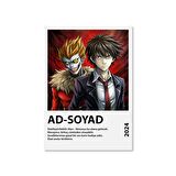 Death Note Anime Serisi Özelleştirilebilir Poster Kart
