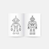 Robotlar Boyama Kitabı 2'li Set