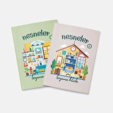 Nesneler Boyama Kitabı 2'li Set