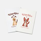 Köpekler Boyama Kitabı 2'li Set
