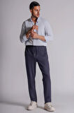 Erkek Yandan Cepli Beli Lastikli Relaxed Fit Jogger Pantolon Gri
