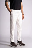 Slim Fit Jogger Bel Pantolon  Ekru