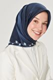 Armine Nostalji Serisi İpek Twill Eşarp 8553D-80