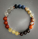 ASLAN Burcuna Özel Doğal Taş Bileklik