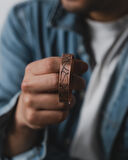 Gölgeli Hatlar Bakır Bilezik