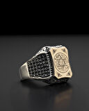 Süleyman'ın Mührü – Gece Işıltısı | 925 Ayar Gümüş Yüzük