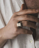 Süleyman'ın Mührü – Gece Işıltısı | 925 Ayar Gümüş Yüzük