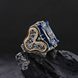 Özel İşlemeli Asalet Gümüş Yüzük