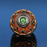 Özel Kabartmalı Hitabet Gümüş Yüzük