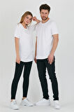 Unisex Pis Yaka Salaş T-shirt
