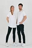 Unisex Pis Yaka Salaş T-shirt