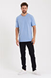 Erkek V Yaka Slim Fit T-Shirt