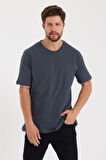 Erkek V Yaka Slim Fit T-Shirt