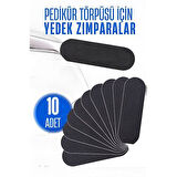 Modacar Ayak Törpü Yedeği Yapışkanlı Törpü Zımparası Pedikür Törpü Yedeği 10 ADET