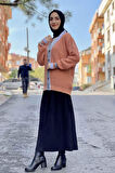 Moda Çizgi Triko Hırka