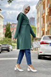 Moda Çizgi Desenli Tunik